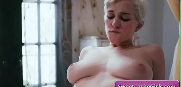  Sexy natural big tit lesbian hot babes Kenna James, Skye Blue enjoy deep pussy and ass licking for intense orgasms